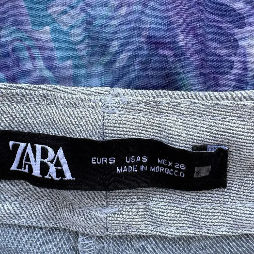 Zara Chambray-inspired Summer Soft Pants Women’s Size Small Trouser